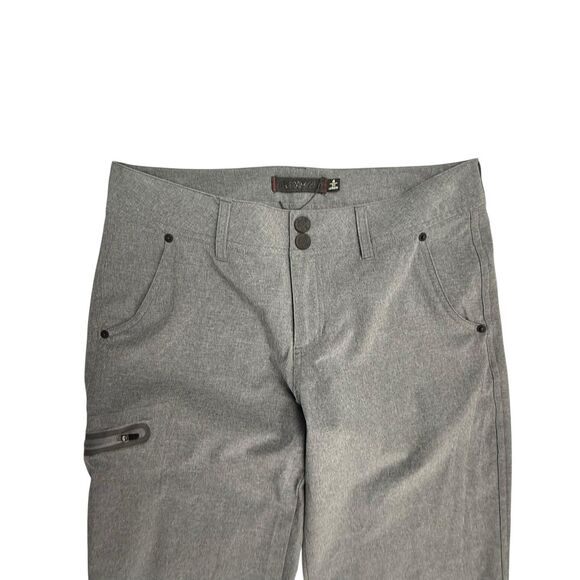Gramicci Convertible Ruched Pants Women Size 4 Gray Adjustable Tap Packable - Picture 5 of 14